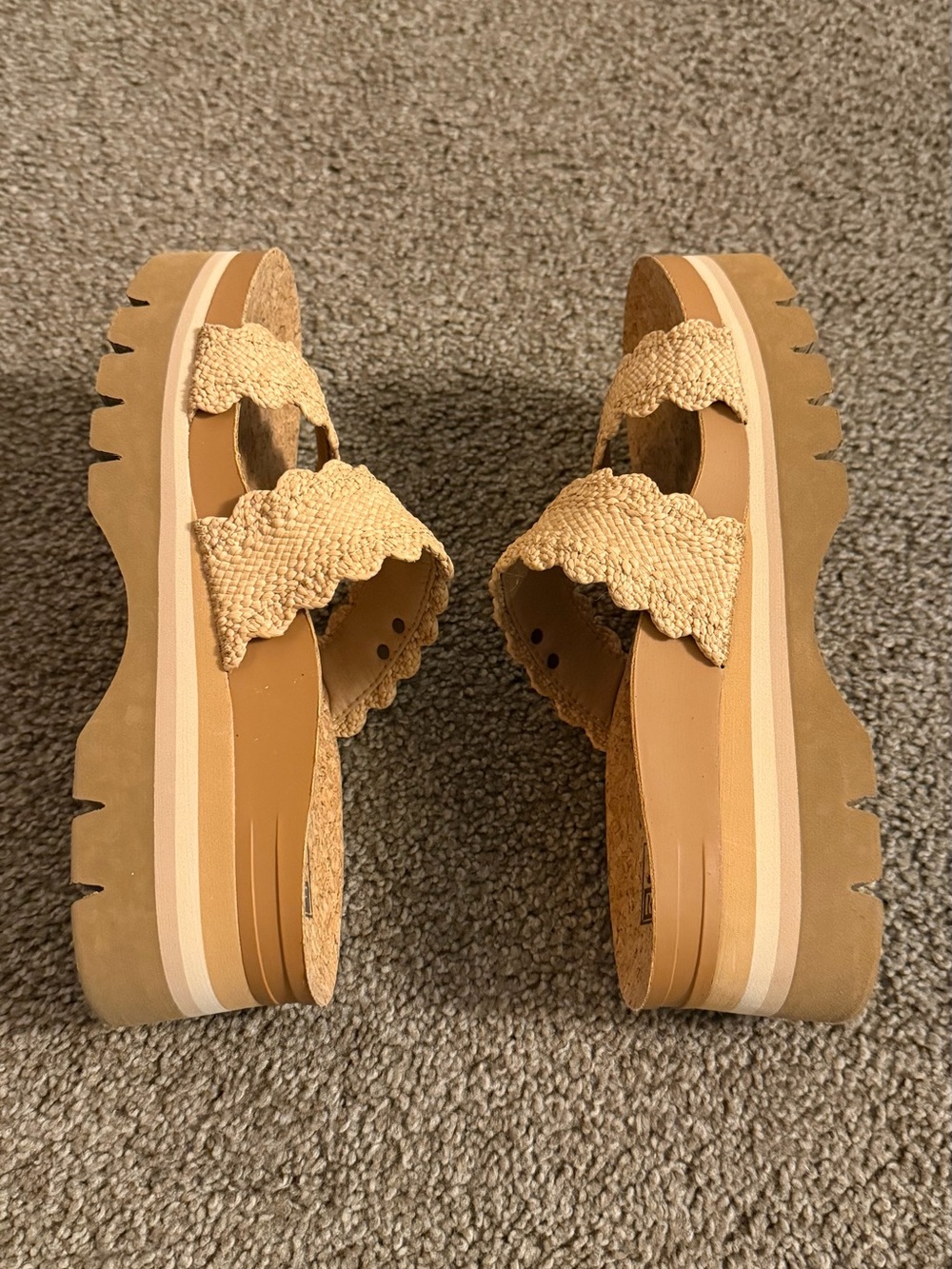 Reef 'Cushion Vista Higher' Platform Slide Sandals - Size 6 (Womans) - Picture 5 of 9